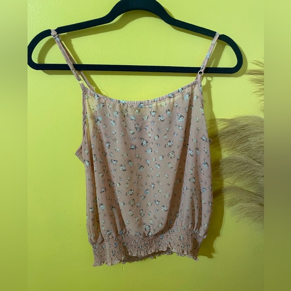 Poetry Floral Ruffle Tank Top - Picture 3 of 3